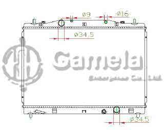 6190304020-T - Radiator-for-CADILLAC-CTS03-04-OEM-8151622130-DPI-2565