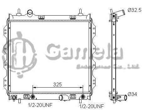 6190312016-T - Radiator-for-CHRYSLER-PT-Cruiser-L4-2-4-01-10-AT-NISSENS-61002-OEM-5017404-5017404AB-5017404AD-5086547AB-DPI-2298-2679