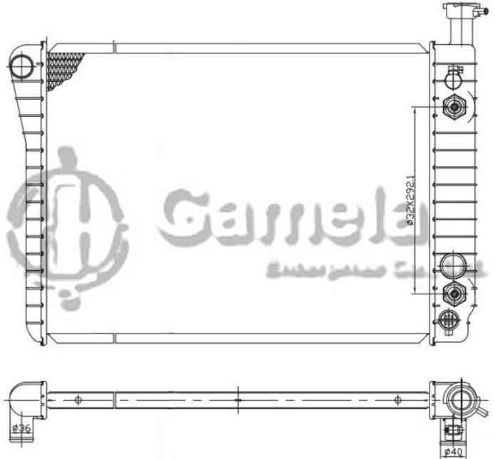 6190322003-T - Radiator-for-CHEVROLET-GMC-Astro-Safari-V6-4-3-85-94-AT-NISSENS-60961A-OEM-3055073-3055074-3055076-3055077-3055079-3092115-3090636-3090637-DPI-924