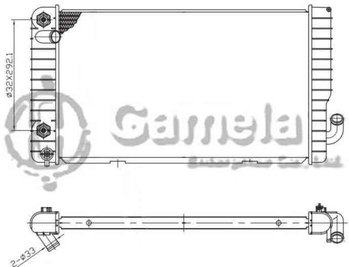 6190322010-T - Radiator-for-CHEVROLET-GMC-Beretta-Corsica-V6-2-8-87-88-AT-NISSENS-69112A-OEM-3094764-3094765-3094771-3094772-3095203-3095204-3058797-DPI-229-296