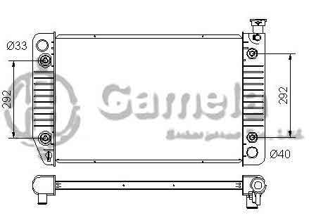 6190322024-T - Radiator-for-CHEVROLET-GMC-Tahoe-1500-2500-Suburban-Yukon-V8-5-0-5-7-94-00-AT-NISSENS-608911-OEM-52467217-52460847-52469434-DPI-1522-1693-1792