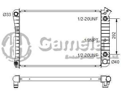 6190322025-T - Radiator-for-CHEVROLET-GMC-BELAIR-Blazer-C10-C20-PICKUP-Biscayne-Brookwood-C10-Suburban-L6-V8-5-7-7-5-65-90-AT-OEM-3010145-3022716-3023839-3025633-3040954-3046849-DPI-161-360