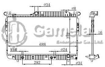 6190322032-T - Radiator-for-CHEVROLET-GMC-11Kuan-Jing-Cheng-AT