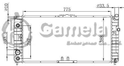 6190322048-T - Radiator-for-CHEVROLET-GMC-LACROSSE-2-4-06-Jun-Yue-2-4-AT