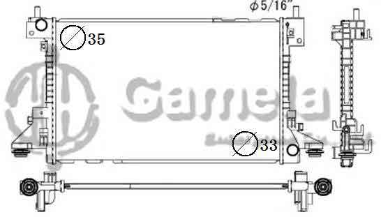 6190322069-T - Radiator-for-CHEVROLET-GMC-Volt-L4-1-4-Electric-11-14-MT-OEM-20842016-DPI-13271