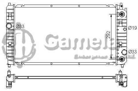 6190322100-T - Radiator-for-CHEVROLET-GMC-Malibu-Alero-Cutlass-L4-V6-2-4-3-1-3-4-97-03-AT-OEM-52477425-52477426-52495597-DPI-2264-2039