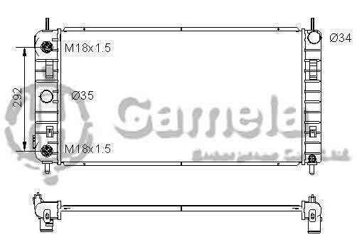 6190322104-T - Radiator-for-CHEVROLET-GMC-MALIBU-L4-V6-2-2-2-4-3-5-3-6-04-12-AT-OEM-52486987-DPI-2765-2864