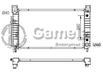 6190322112-T - Radiator-for-CHEVROLET-GMC-SILVERADO-SIERRA-PICKUP-V6-4-3-99-04-AT-OEM-52400433-52484050-DPI-2368