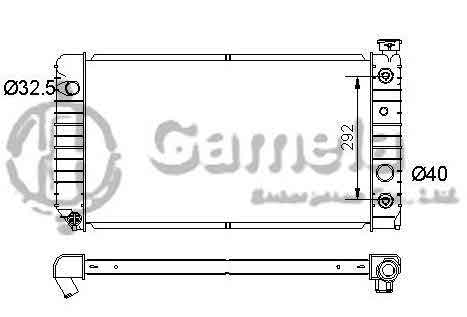 6190322116-T - Radiator-for-CHEVROLET-GMC-S10-Blazer-Jimmy-Sonoma-S15-Jimmy-Bravada-V6-4-3-AT-OEM-52450021-52450023-52452952-52452953-DPI-681