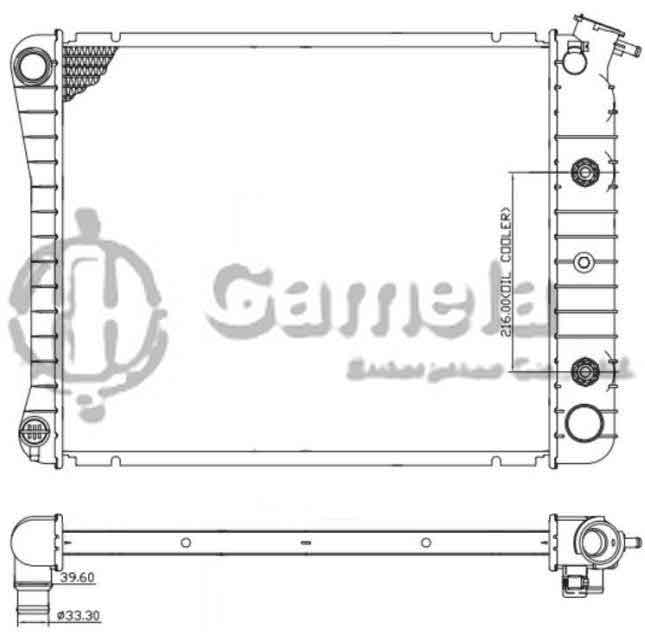 6190322138-T - Radiator-for-CHEVROLET-GMC-Monte-Carlo-El-Camino-Impala-Malibu-Caballero-V6-3-8-4-3-79-87-AT-OEM-3041005-3041006-DPI-569