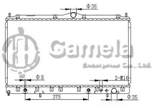 6190407003-T - Radiator-for-DODGE-Stealth-V6-3-0-91-96-AT-OEM-MB605452-MB924243-MB924242-DPI-1298