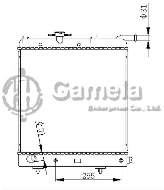 6190407008-T - Radiator-for-DODGE-Grand-Caravan-V6-3-0-91-92-AT-NISSENS-60991-OEM-4546481-4546482-DPI-1387