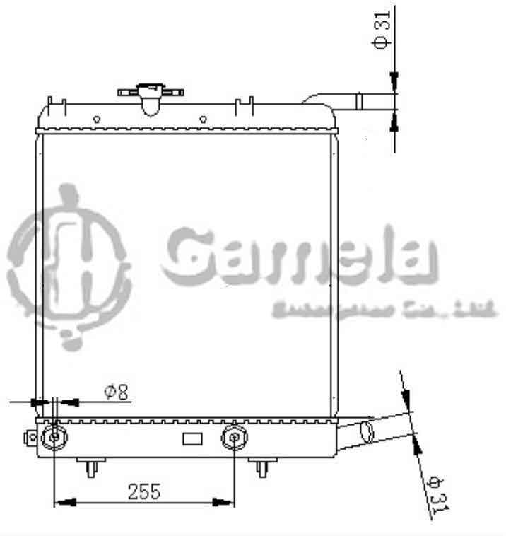 6190407013-T - Radiator-for-DODGE-Grand-Caravan-L4-V6-2-5-3-0-3-3-90-92-AT-NISSENS-60979-OEM-4401804-4401807-4546405-4546407-DPI-1125