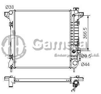 6190407033-T - Radiator-for-DODGE-Durango-Dakota-V6-V8-3-9-5-2-5-9-97-00-AT-NISSENS-60998-OEM-52028775-52028775AB-52028776AA-52029146-DPI-1905