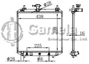 6190408019-T - Radiator-for-DAIHATSU