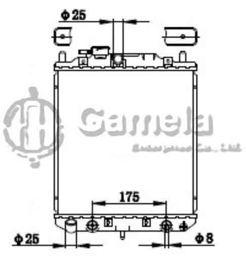 6190408020-T - Radiator-for-DAIHATSU-CHARADE-CENTRO-MOVE-0-8-1-0i-94-98-AT-NISSENS-61762-OEM-1640087254-1640087284-1640087286