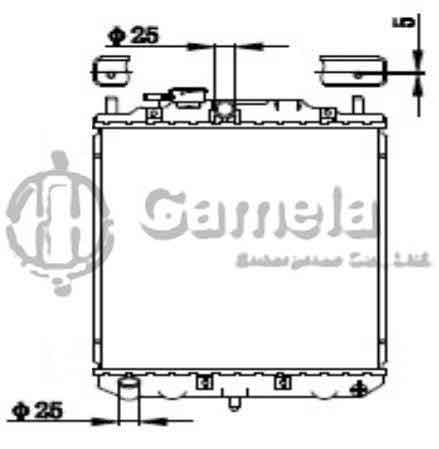 6190408023-T - Radiator-for-DAIHATSU-CHARADE-CENTRO-MOVE-0-8-1-0-90-98-MT-NISSENS-61762-OEM-1640087254-1640087284