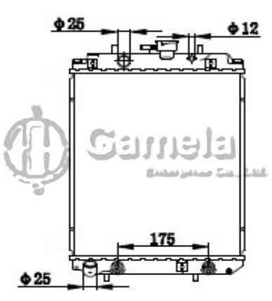 6190408028-T - Radiator-for-DAIHATSU-MOVE-0-7-1994-AT-OEM-1640097217