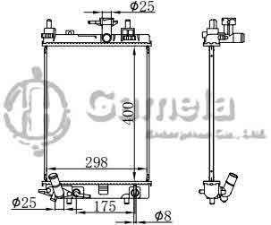 6190408037-T - Radiator-for-DAIHATSU