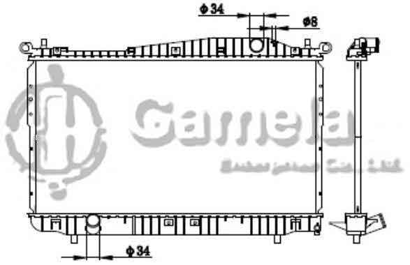 6190423013-T - Radiator-for-DAEWOO-NUBIRA-EXCELLE-2008-MT