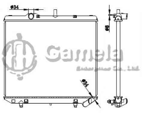 6190423037-T - Radiator-for-DAEWOO-MT