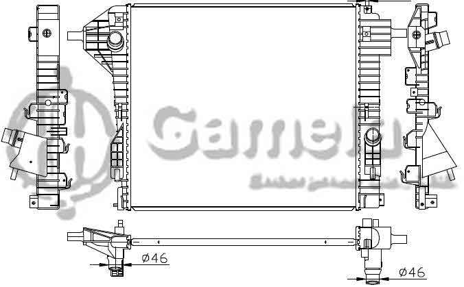 6190604002-T - Radiator-for-FORD-SUPER-DUTY-MT