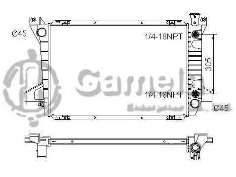 6190604011-T - Radiator-for-FORD-Bronco-F150-250-350-PICKUPS-L6-4-9-85-96-AT-OEM-E5TH8005JA-E5TZ8005E-F0TZ8005A-F2TZ8005N-DPI-1452