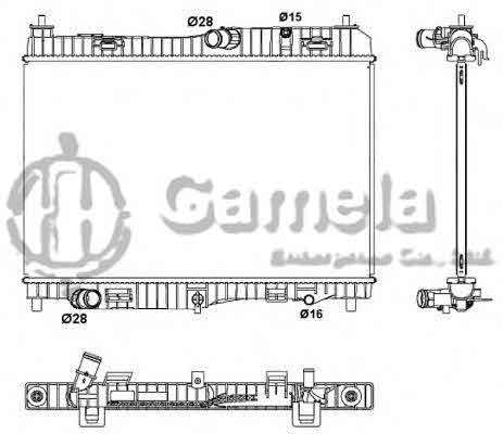 6190604014-T - Radiator-for-FORD-FIESTA-VI-1-4-08-MT-NISSENS-69234-OEM-8V518005FA-1540332