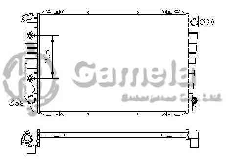 6190604017-T - Radiator-for-FORD-Country-Squire-LTD-Crown-Victoria-V8-5-0-5-8-87-91-AT-OEM-E6AZ8005A-E9AH8005AA-F0UY8005A-F0VY8005A-DPI-227