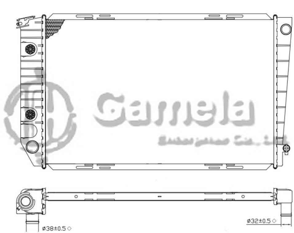 6190604018-T - Radiator-for-FORD-LTD-Crown-Victoria-V8-5-0-5-8-79-91-AT-OEM-D9AZ8005A-D9AZ8005D-E1AH8005EA-E6AZ8005C-DPI-547