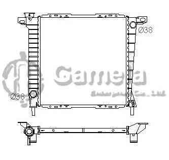 6190604051-T - Radiator-for-FORD-Ranger-Explorer-Bronco-II-V6-3-0-4-0-85-94-MT-OEM-E57H8005AA-E5TZ8005M-DPI-897