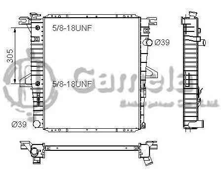 6190604054-T - Radiator-for-FORD-Ranger-Explorer-V6-3-0-4-0-98-11-AT-NISSENS-62060-OEM-15LH8005NA-6L5Z8005DA-DPI-2173-2310-2309