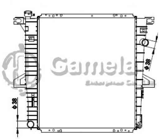 6190604069-T - Radiator-for-FORD-Explorer-V6-4-0-97-99-MT-OEM-F77H8005BB-F77Z8005BB-DPI-2018