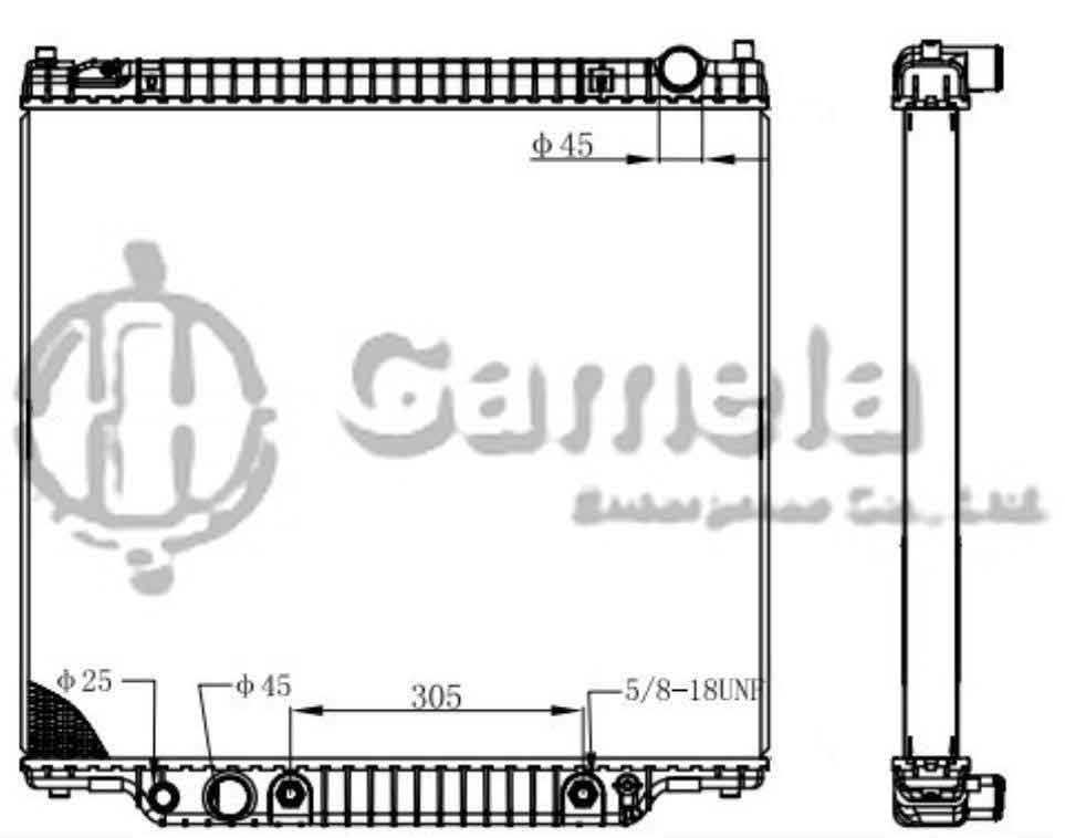 6190604083-T - Radiator-for-FORD-F-SERIES-PICKUPS-EXCURSION-V8-5-4-99-05-AT-OEM-3C348005FA-F78H18005FA-DPI-2170