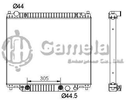 6190604084-T - Radiator-for-FORD-Excursion-F-250-350-450-550-Super-Duty-V8-V10-6-8-7-3-99-05-AT-OEM-3C348005FA-F78H18005FA-DPI-2171