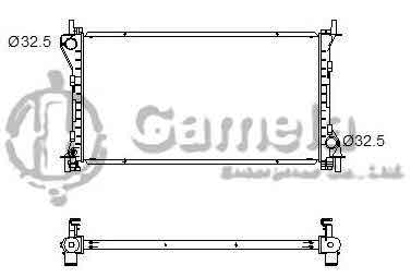 6190604087-T - Radiator-for-FORD-Focus-L4-2-0-00-07-MT-NISSENS-62052-OEM-YS4Z8005BB-1061188-1079157-DPI-2743