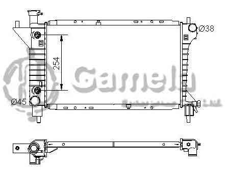 6190604096-T - Radiator-for-FORD-Mustang-V6-V8-3-8-5-0-94-96-AT-OEM-F4ZH8005AA-F4ZH8005CA-DPI-1488