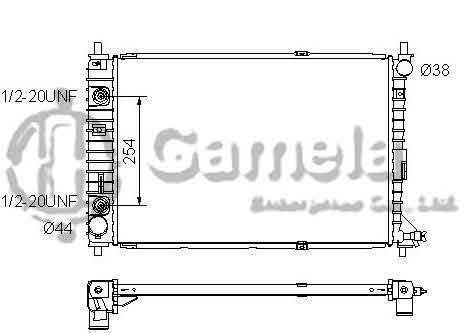 6190604099-T - Radiator-for-FORD-Mustang-V8-4-6-97-04-AT-OEM-1R3Z8005AA-F7ZH8005AC-DPI-2139