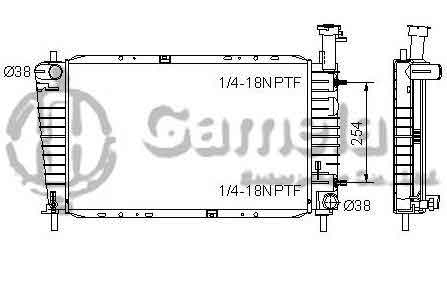 6190604120-T - Radiator-for-FORD-Taurus-V6-3-0-3-8-88-95-AT-OEM-E8DZ8005A-E90H8005BA-DPI-1094