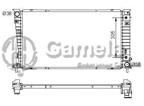 6190604131-T - Radiator-for-FORD-Freestar-Windstar-V6-3-0-3-8-99-07-AT-OEM-1F2H8005AA-1F2Z8005AA-DPI-2258