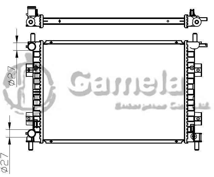 6190604198-T - Radiator-for-FORD-FIESTA-1-6-MT