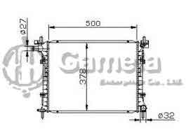 6190604200-T - Radiator-for-FORD-FIESTA-MT