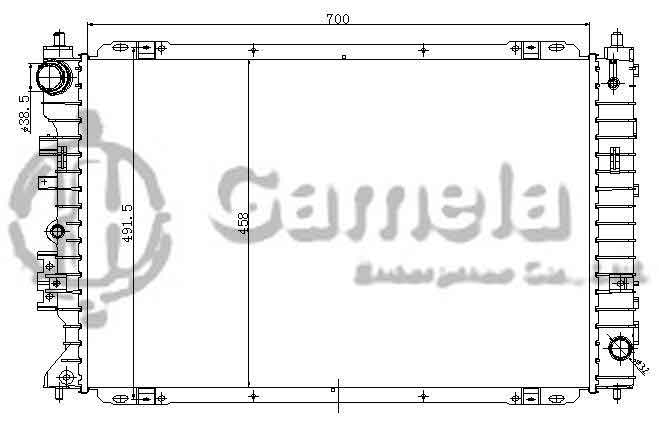 6190604207-T - Radiator-for-FORD-Escape-HYBRID-L4-2-5-09-12-MT-OEM-AM6Z8005A-DPI-13209