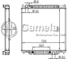 6190604212-T - Radiator-for-FORD-F-250-350-450-Super-Duty-V8-V10-5-4-6-0-6-8-05-07-AT-DPI-2886