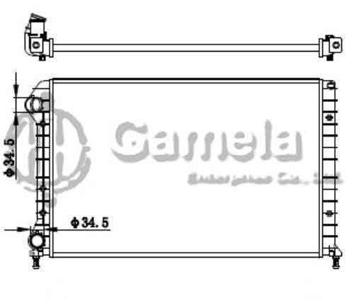 6190620024-T - Radiator-for-FIAT-DOBLO-Cargo-1-4-1-6-1-8-1-9-2001-MT-NISSENS-61767-OEM-46749005-51779231-46803039