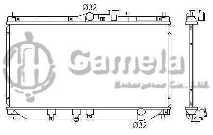 6190804005-T - Radiator-for-HONDA-ACCORD-L4-2-2-90-93-MT-NISSENS-62279A-OEM-19010P45G01-DPI-1940