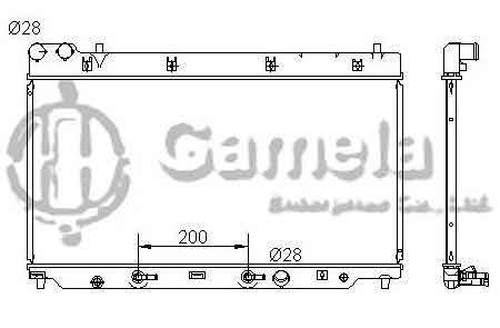 6190804061-T - Radiator-for-HONDA-FIT-L4-1-5-07-08-NISSENS-68098-OEM-19010PWAJ51-19010RMEA01-DPI-2955