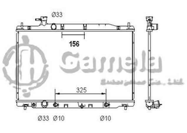 6190804073-T - Radiator-for-HONDA