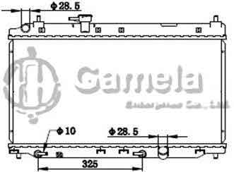 6190804097-T - Radiator-for-HONDA-FIT-1-62003-AT-OEM-19010REJW51