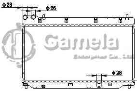 6190804106-T - Radiator-for-HONDA-FIT-MT-OEM-19010RMNW01